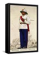 Company Sergeant-Major of the British Guiana Military, 1938-null-Framed Stretched Canvas