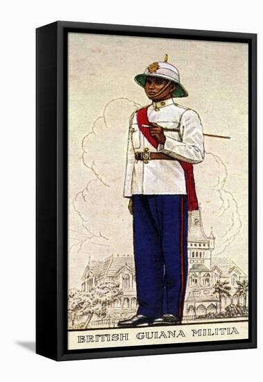 Company Sergeant-Major of the British Guiana Military, 1938-null-Framed Stretched Canvas