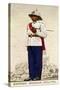 Company Sergeant-Major of the British Guiana Military, 1938-null-Stretched Canvas