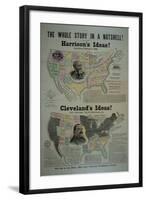 Comparative Map-David J. Frent-Framed Photographic Print