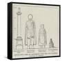 Comparative Sizes of Monuments with the Two Colossal Statues of Bamian-null-Framed Stretched Canvas