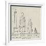 Comparative Sizes of Monuments with the Two Colossal Statues of Bamian-null-Framed Giclee Print