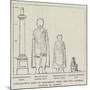 Comparative Sizes of Monuments with the Two Colossal Statues of Bamian-null-Mounted Giclee Print