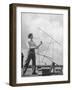 Comparing Television Sentinel Portable Antenna with Permanent Roof Installations-George Skadding-Framed Photographic Print