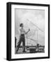 Comparing Television Sentinel Portable Antenna with Permanent Roof Installations-George Skadding-Framed Photographic Print