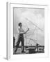 Comparing Television Sentinel Portable Antenna with Permanent Roof Installations-George Skadding-Framed Photographic Print