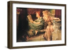 Comparisons-Sir Lawrence Alma-Tadema-Framed Art Print