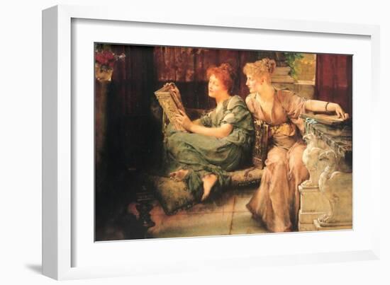 Comparisons-Sir Lawrence Alma-Tadema-Framed Art Print