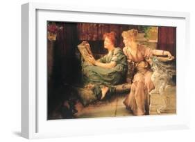 Comparisons-Sir Lawrence Alma-Tadema-Framed Art Print