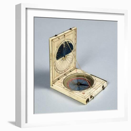 Compass and Sundial, Made in Dieppe-null-Framed Giclee Print