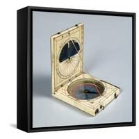 Compass and Sundial, Made in Dieppe-null-Framed Stretched Canvas