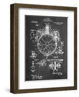 Compass Patent 1918-null-Framed Art Print