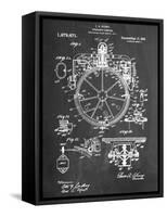 Compass Patent 1918-null-Framed Stretched Canvas