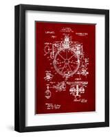 Compass Patent 1918-Cole Borders-Framed Art Print