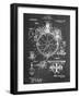 Compass Patent 1918-null-Framed Art Print