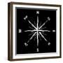 Compass Rose, Artwork-Mikkel Juul-Framed Premium Photographic Print