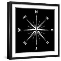 Compass Rose, Artwork-Mikkel Juul-Framed Premium Photographic Print