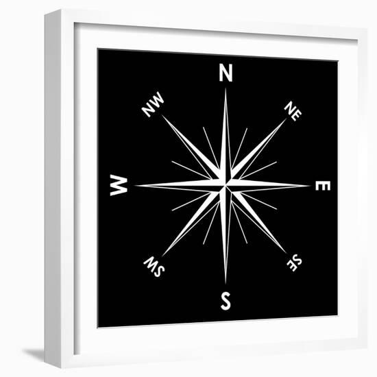 Compass Rose, Artwork-Mikkel Juul-Framed Premium Photographic Print