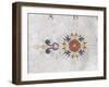 Compass Rose from a Portolan Chart, 1670-Charles Massey-Framed Giclee Print