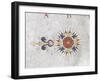 Compass Rose from a Portolan Chart, 1670-Charles Massey-Framed Giclee Print