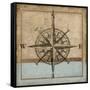 Compass Rose I-Karen Williams-Framed Stretched Canvas