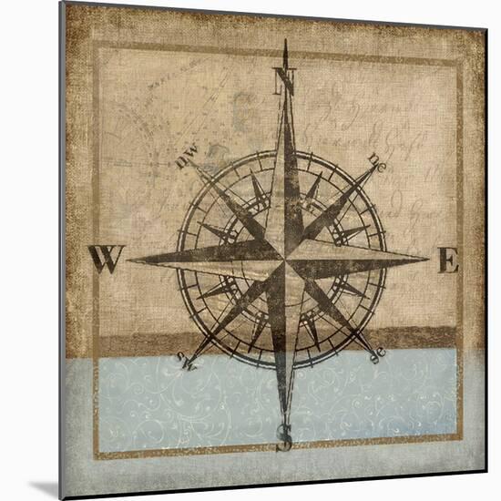 Compass Rose I-Karen Williams-Mounted Giclee Print