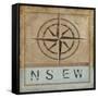 Compass Rose II-Karen Williams-Framed Stretched Canvas