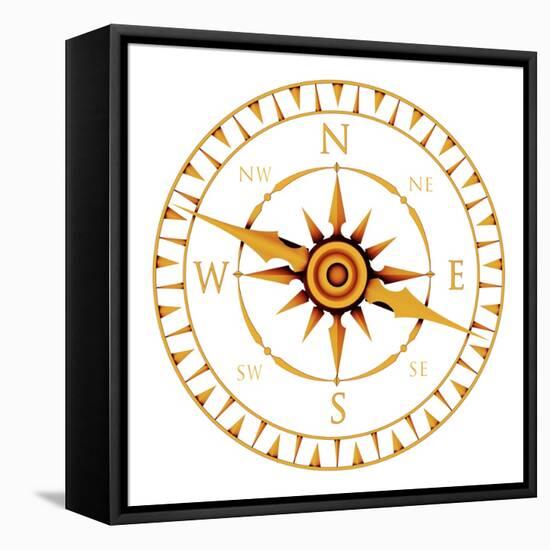 Compass Rose-PASIEKA-Framed Stretched Canvas