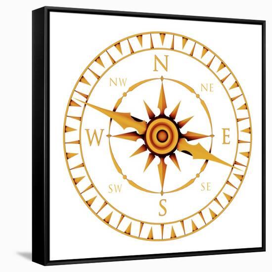 Compass Rose-PASIEKA-Framed Stretched Canvas