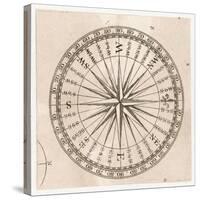 Compass Rose-null-Stretched Canvas