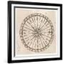 Compass Rose-null-Framed Art Print