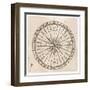 Compass Rose-null-Framed Art Print