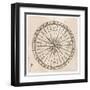 Compass Rose-null-Framed Art Print