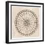 Compass Rose-null-Framed Art Print