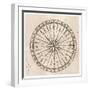 Compass Rose-null-Framed Art Print