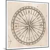 Compass Rose-null-Mounted Art Print