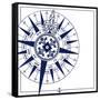 Compass-The Saturday Evening Post-Framed Stretched Canvas