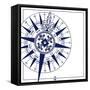 Compass-The Saturday Evening Post-Framed Stretched Canvas