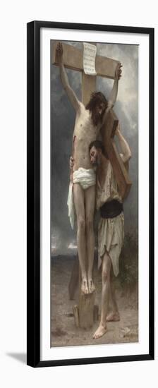 Compassion !-William Adolphe Bouguereau-Framed Premium Giclee Print