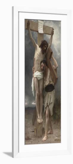 Compassion !-William Adolphe Bouguereau-Framed Giclee Print