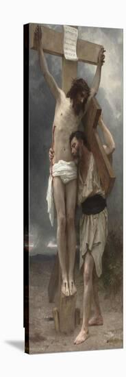 Compassion !-William Adolphe Bouguereau-Stretched Canvas