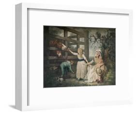 Compassionate Children, c1793, (1916)-William Ward-Framed Giclee Print