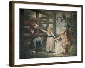 Compassionate Children, c1793, (1916)-William Ward-Framed Giclee Print