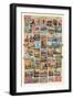 Compendium of Travel Posters-null-Framed Art Print