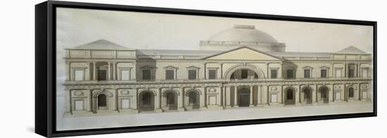 Competition Design for the Royal Exchange Building in Dublin, C.1769-Thomas Sandby-Framed Stretched Canvas