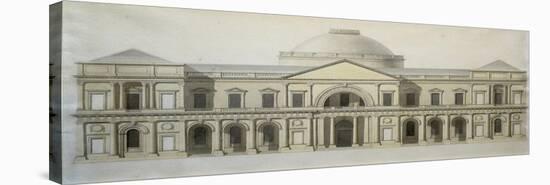 Competition Design for the Royal Exchange Building in Dublin, C.1769-Thomas Sandby-Stretched Canvas
