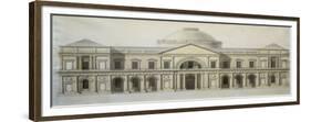 Competition Design for the Royal Exchange Building in Dublin, C.1769-Thomas Sandby-Framed Giclee Print