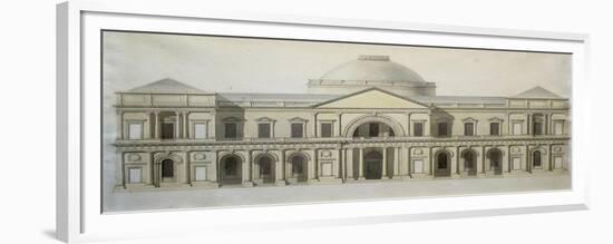 Competition Design for the Royal Exchange Building in Dublin, C.1769-Thomas Sandby-Framed Giclee Print