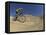 Competitiors in Mount Sodom International Mountain Bike Race, Dead Sea Area, Israel, Middle East-Eitan Simanor-Framed Stretched Canvas
