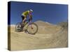 Competitiors in Mount Sodom International Mountain Bike Race, Dead Sea Area, Israel, Middle East-Eitan Simanor-Stretched Canvas